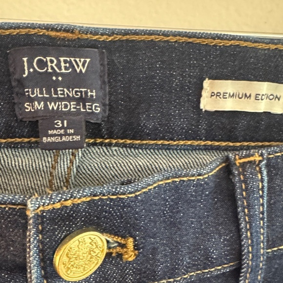 J. Crew Dark Blue Flare Jeans - Picture 5 of 8